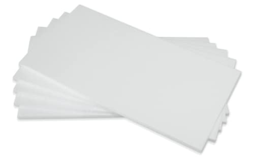 CHELY INTERMARKET - Planchas de poliespan para Manualidades - Formato Pack con Medidas de 100x28x1 cm - Laminas Ligeras y Lisas Fabricadas en españa (100cmx28cm (x5))