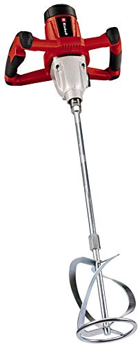Einhell Mezclador de pintura y mortero de cable - TC-MX 1400-2 E - 1400 W, 0-780 1/min, montaje de herramienta de agitación M14, electrónica de velocidad, incl. herramienta de agitación