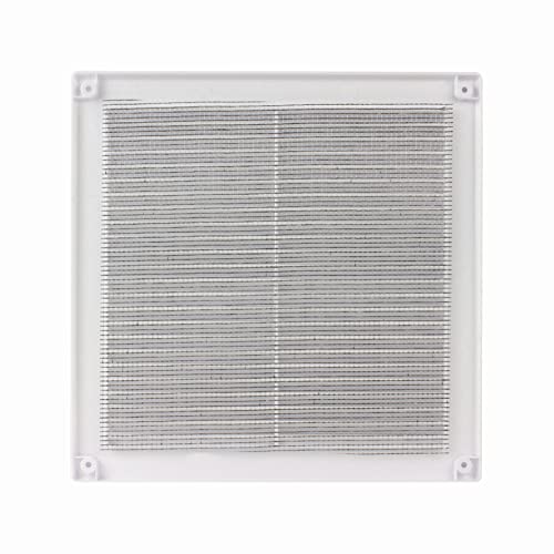 TRU8 - Rejilla para ventilación y protección contra insectos (250 x 250 mm), color blanco