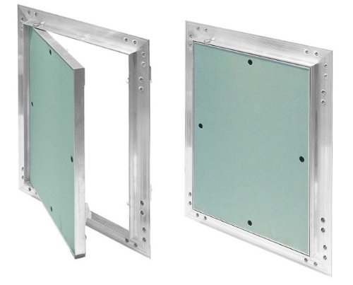 MKK-SHOP KRAL15 - Tapa (600 x 600 mm, pladur, 12,5 mm, marco de aluminio), color verde menta