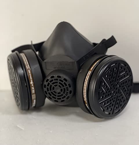 Ferko - AR-142/40F - Máscara de Gas Modelo 755 - Protección contra Gases, Vapores y Partículas - Ideal para Actividades Profesionales - Filtros Climax 755/756
