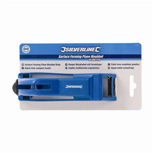 Silverline Tools 351498 - Cepillo multifunción ergonómico (Cuchilla 43 mm)