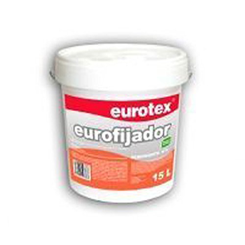 Imprimación para paredes Eurofijador de yeso, escayola, pladur. antes de la aplicación de la pintura plástica elegida. - 4 litros -