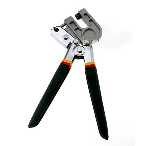 Pinzas de precisión (Metal crimpadora para yeso herramienta de mano sola mano quilla Stud Crimper 10 