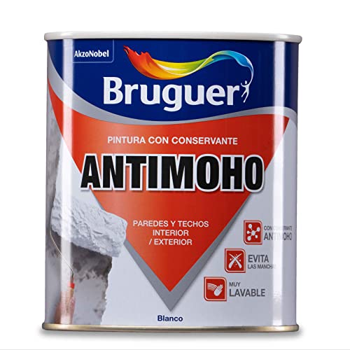 Bruguer Pintura con Conservante Antimoho Mate Blanco 750 ml