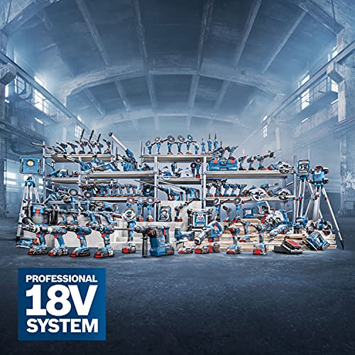 Bosch Professional 18V System GTB 18V-45 - Atornillador a batería para construcción en seco (0-4500 rpm, sin batería, en caja), Azul