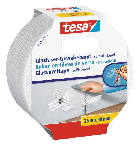 Tesa 05255-00004-01 Wall and Ceiling Joint Tape, 25 m x 50 mm